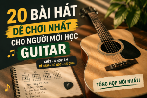 20 bài hát dễ chơi nhất cho người mới học đánh guitar