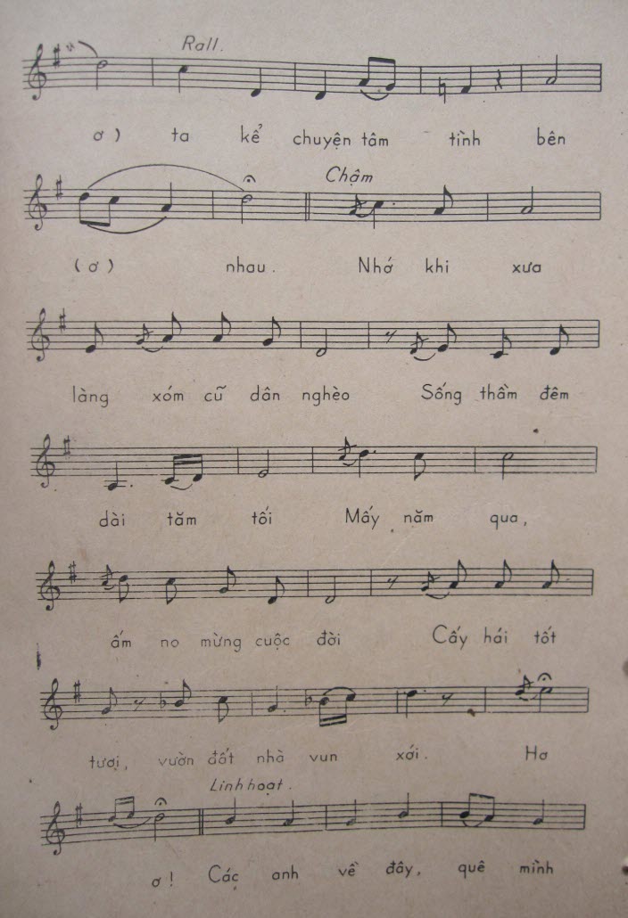 Sheet nhạc Bộ đội về làng - Trang 4