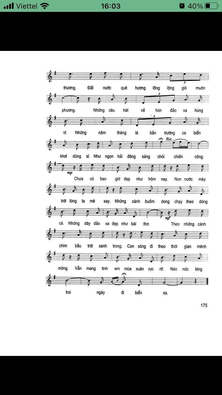 Sheet nhạc Tình em biển cả - Trang 2