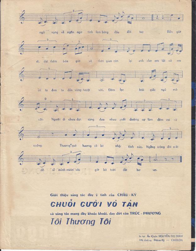 Sheet nhạc Hai mươi bốn giờ phép - Trang 3
