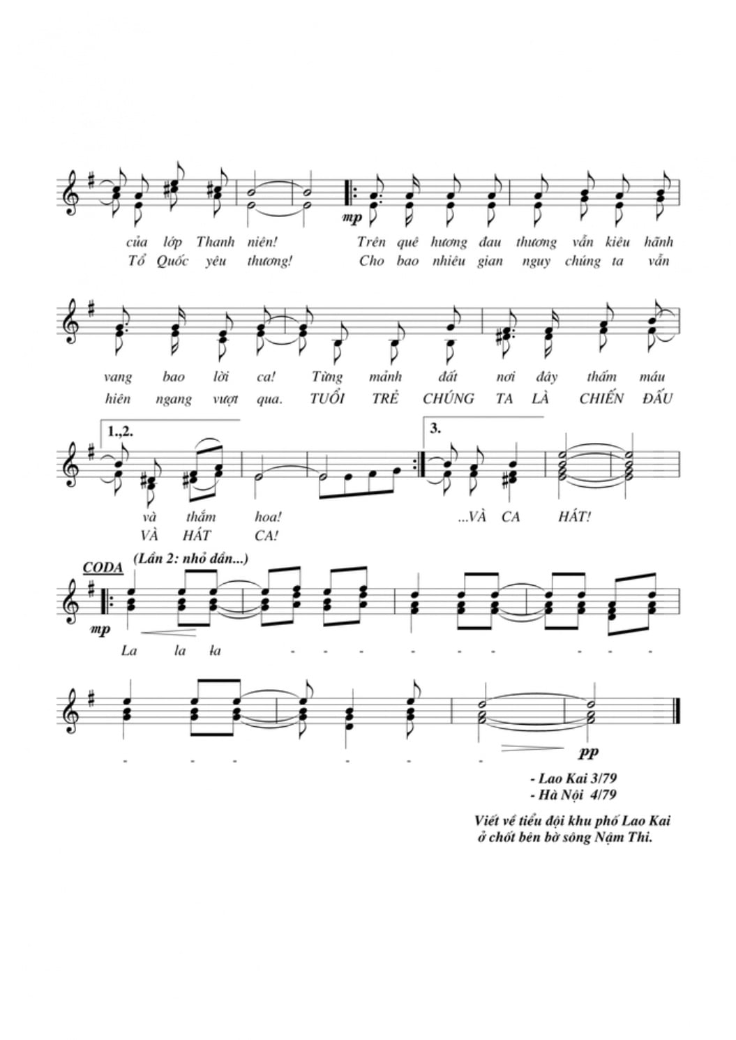 Tiếng đàn bên bờ sông biên giới Sheet Nhạc