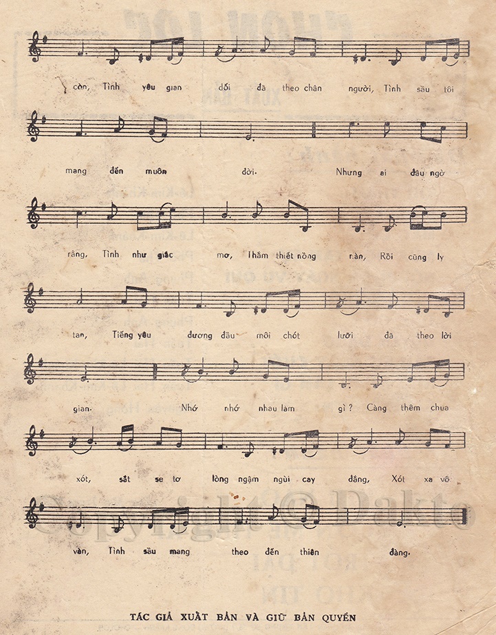 Sheet nhạc Nhớ nhau làm gì - Trang 2
