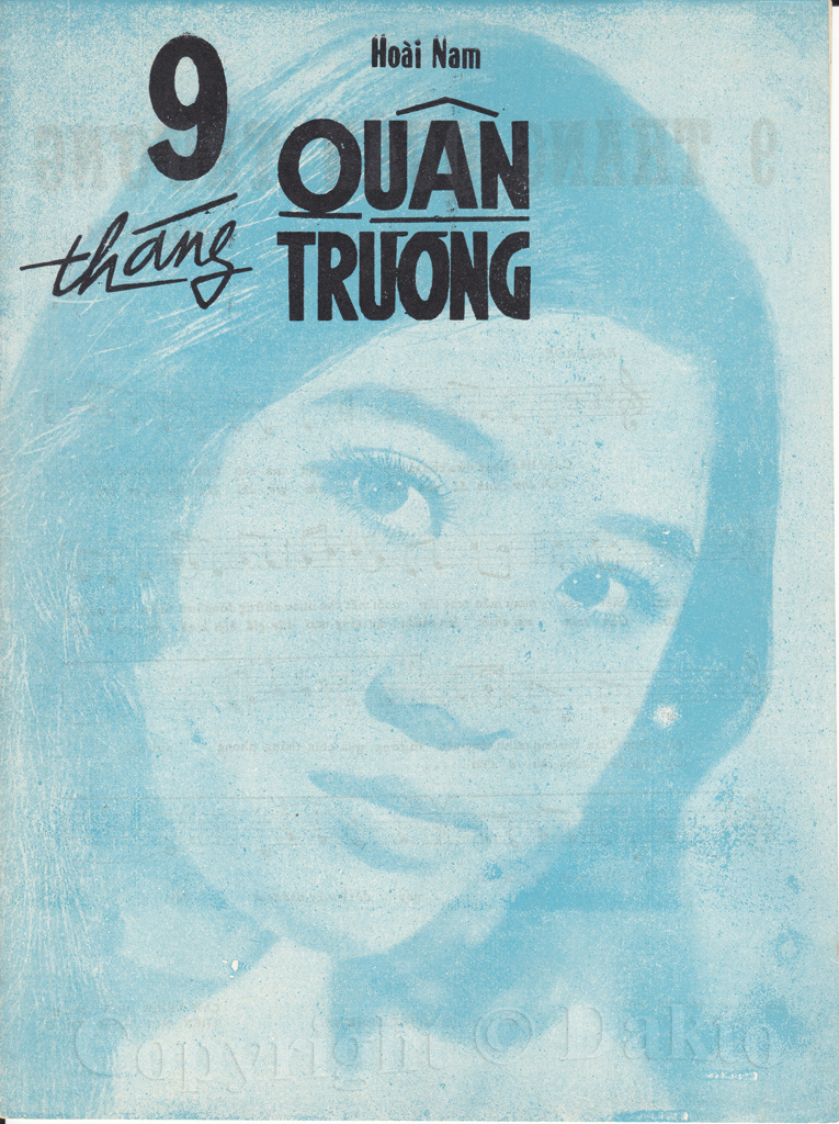 Sheet nhạc Chín tháng quân trường - Trang 1