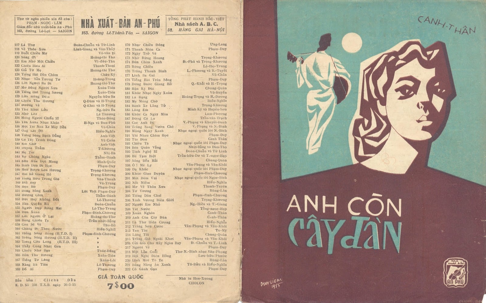Sheet nhạc Anh còn cây đàn - Trang 1