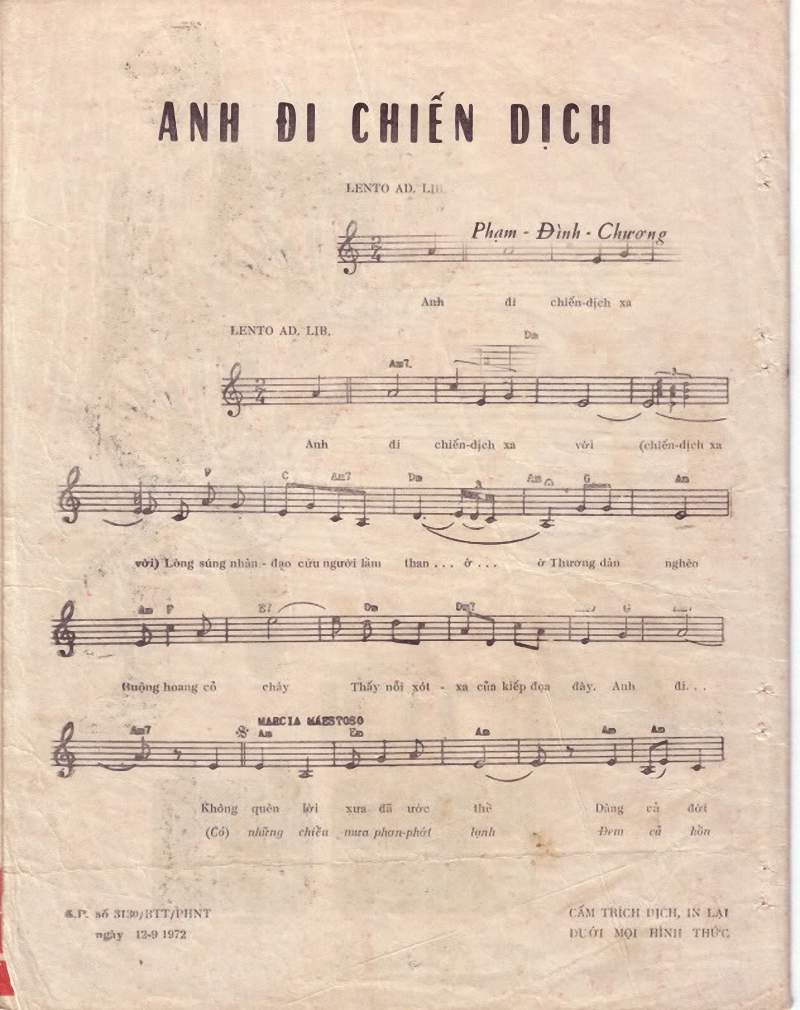 Sheet nhạc Anh đi chiến dịch - Trang 2