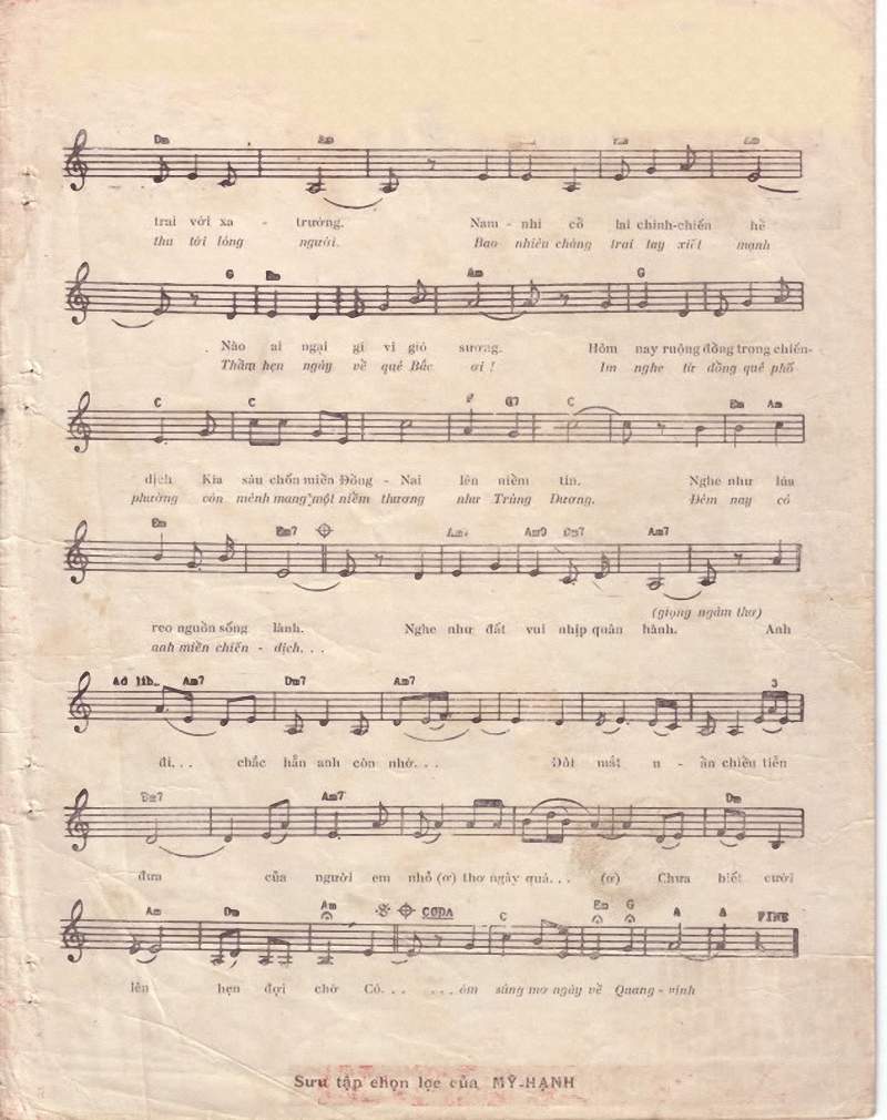 Sheet nhạc Anh đi chiến dịch - Trang 3