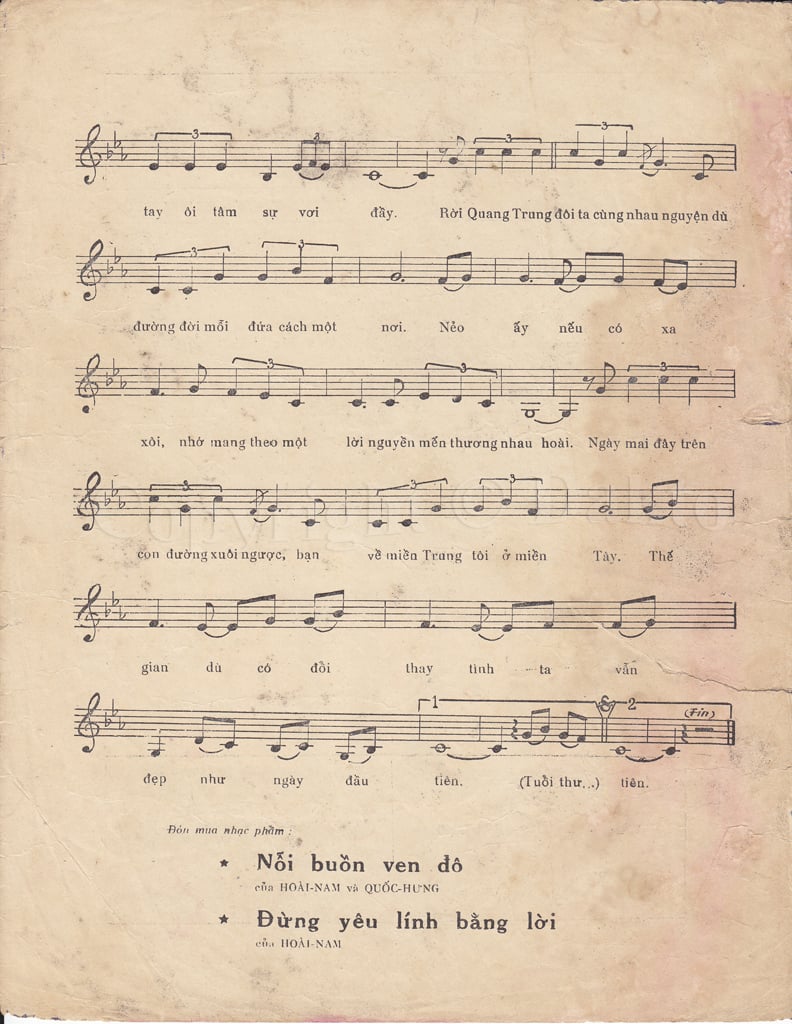 Sheet nhạc Ba tháng quân trường - Trang 3