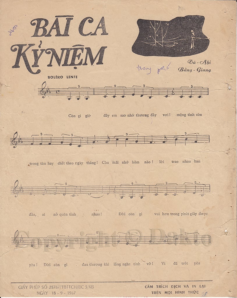 Sheet nhạc Bài ca kỷ niệm - Trang 2