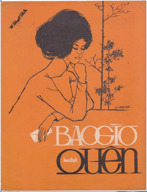 Sheet nhạc Bao giờ quên - Trang 1
