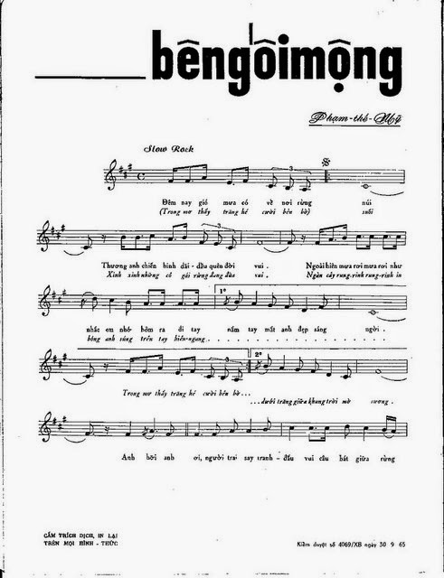 Sheet nhạc Bên gối mộng - Trang 2