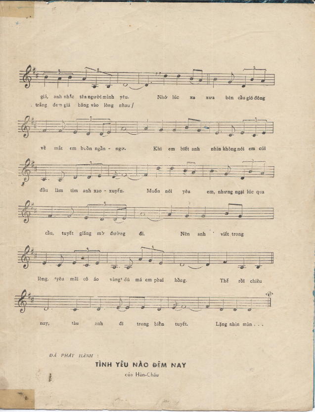 Sheet nhạc Biển tuyết - Trang 3