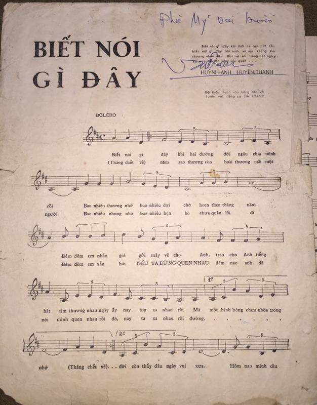 Sheet nhạc Biết nói gì đây - Trang 2