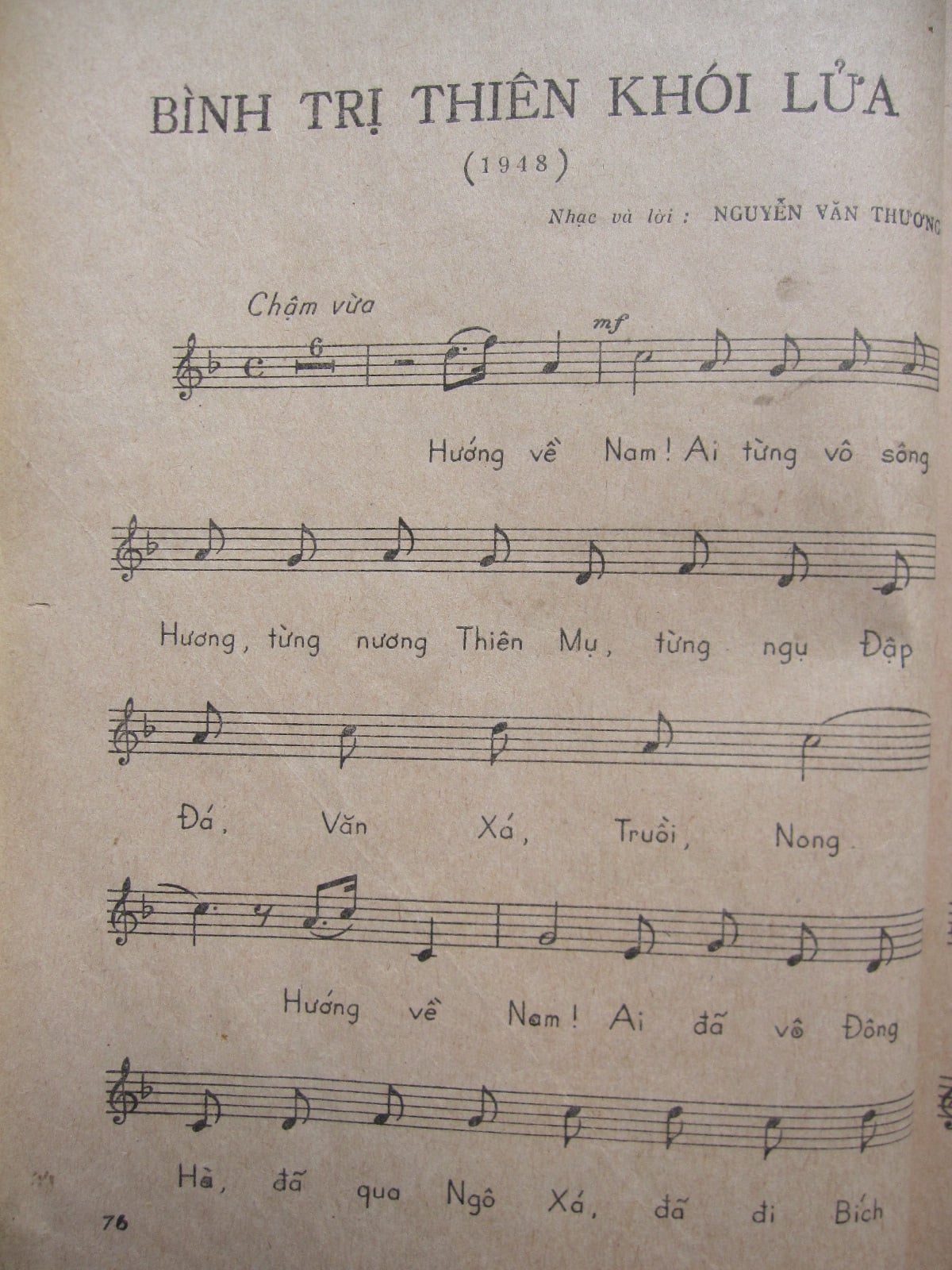 Sheet nhạc Bình Trị Thiên khói lửa - Trang 3