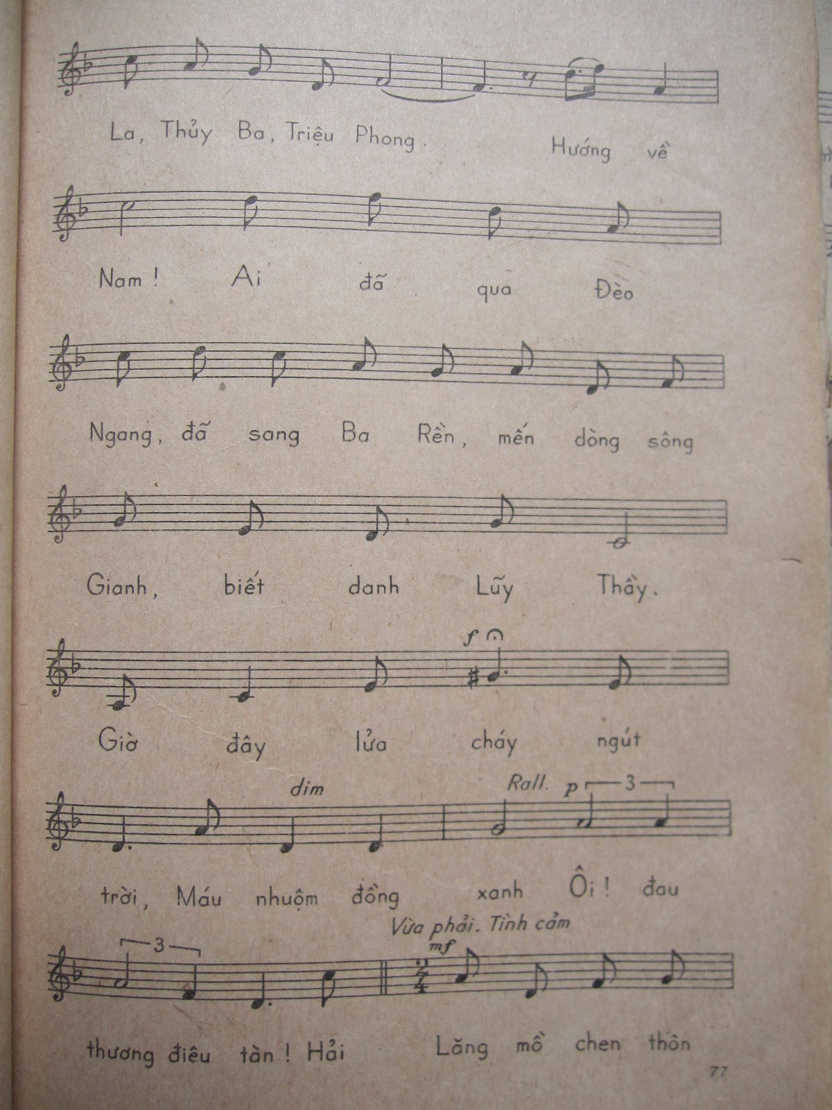 Sheet nhạc Bình Trị Thiên khói lửa - Trang 4