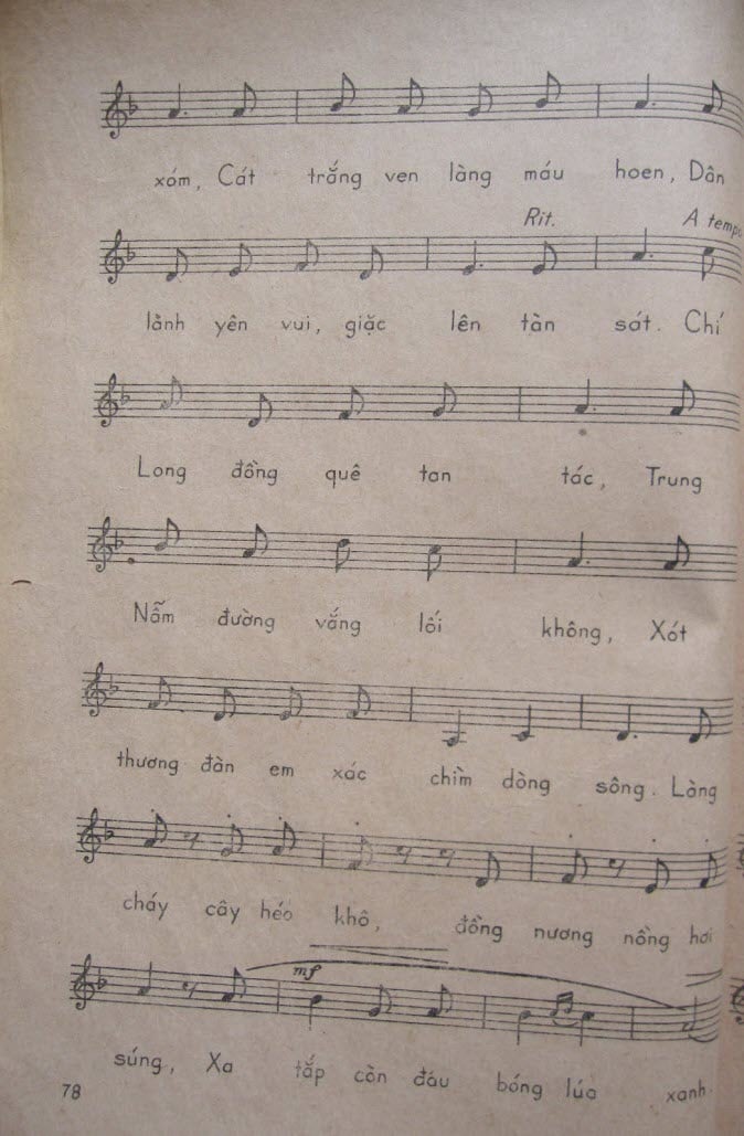 Sheet nhạc Bình Trị Thiên khói lửa - Trang 5