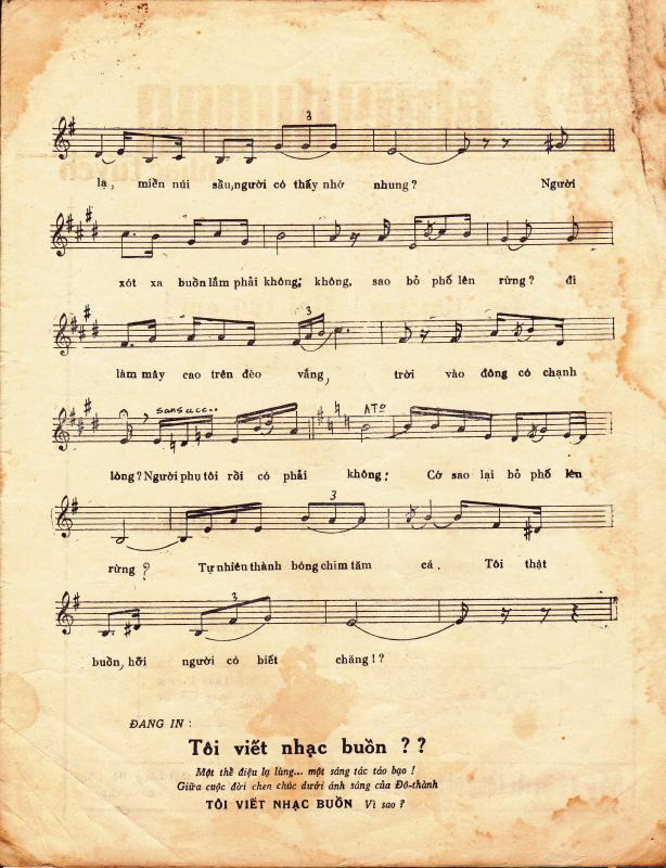 Sheet nhạc Bỏ phố lên rừng - Trang 3
