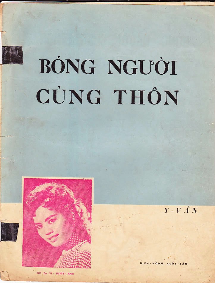 Sheet nhạc Bóng người cùng thôn - Trang 1