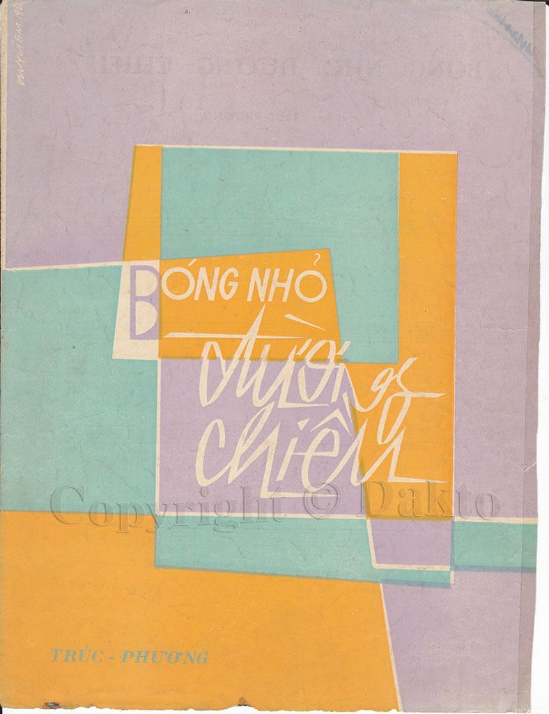 Sheet nhạc Bóng nhỏ đường chiều - Trang 1