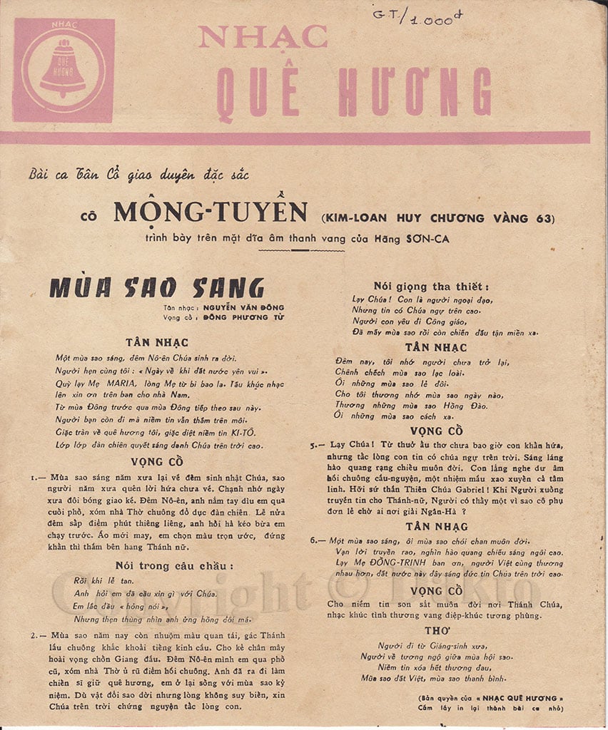 Sheet nhạc Bóng nhỏ giáo đường - Trang 4