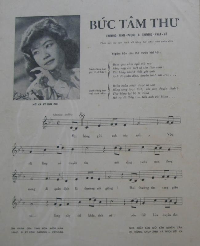 Sheet nhạc Bức tâm thư - Trang 3