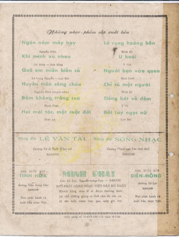 Sheet nhạc Buồn ga nhỏ - Trang 4