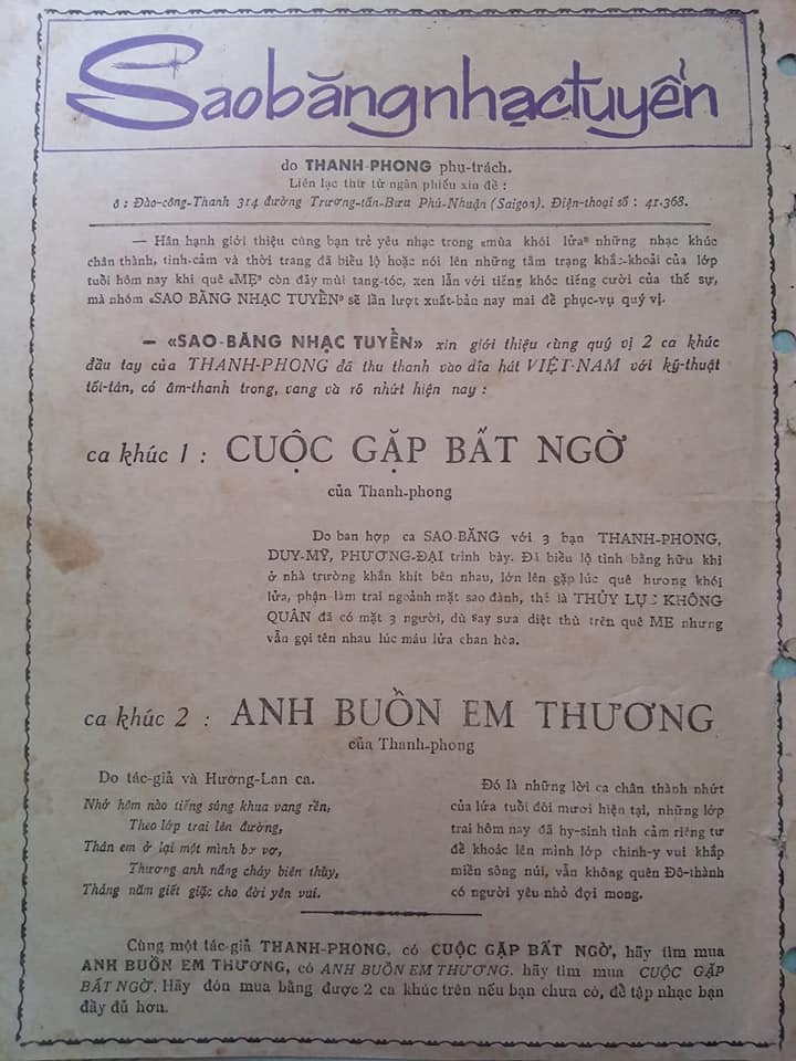 Sheet nhạc Cuộc gặp bất ngờ - Trang 4