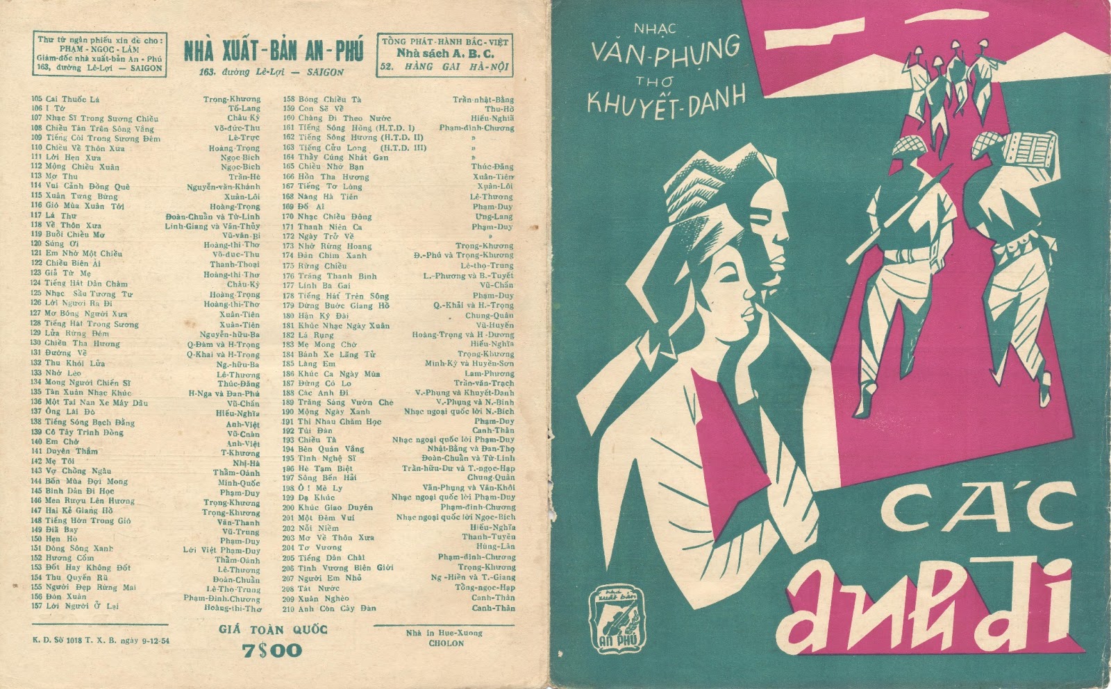 Sheet nhạc Các anh đi - Trang 1