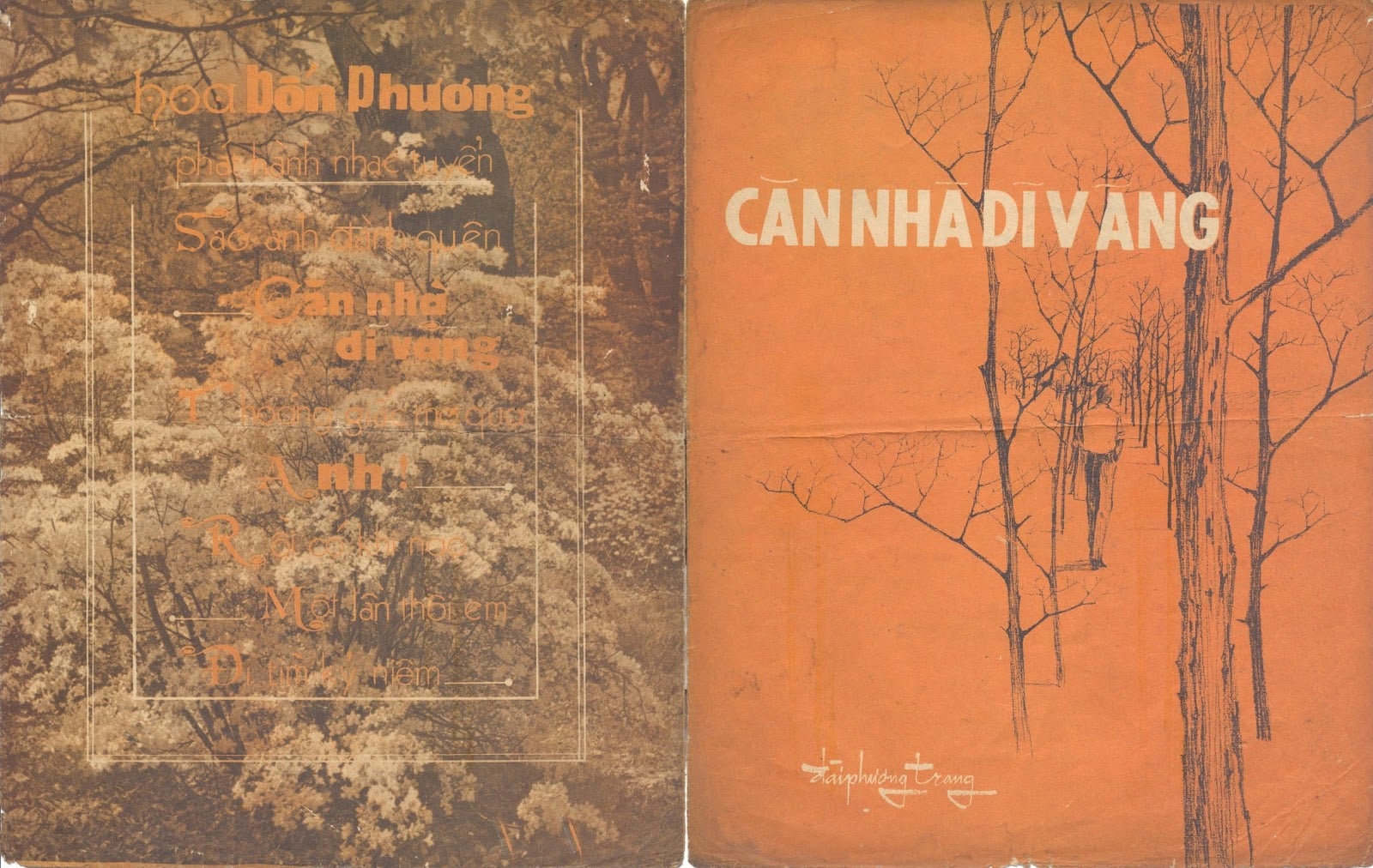 Sheet nhạc Căn nhà dĩ vãng - Trang 1