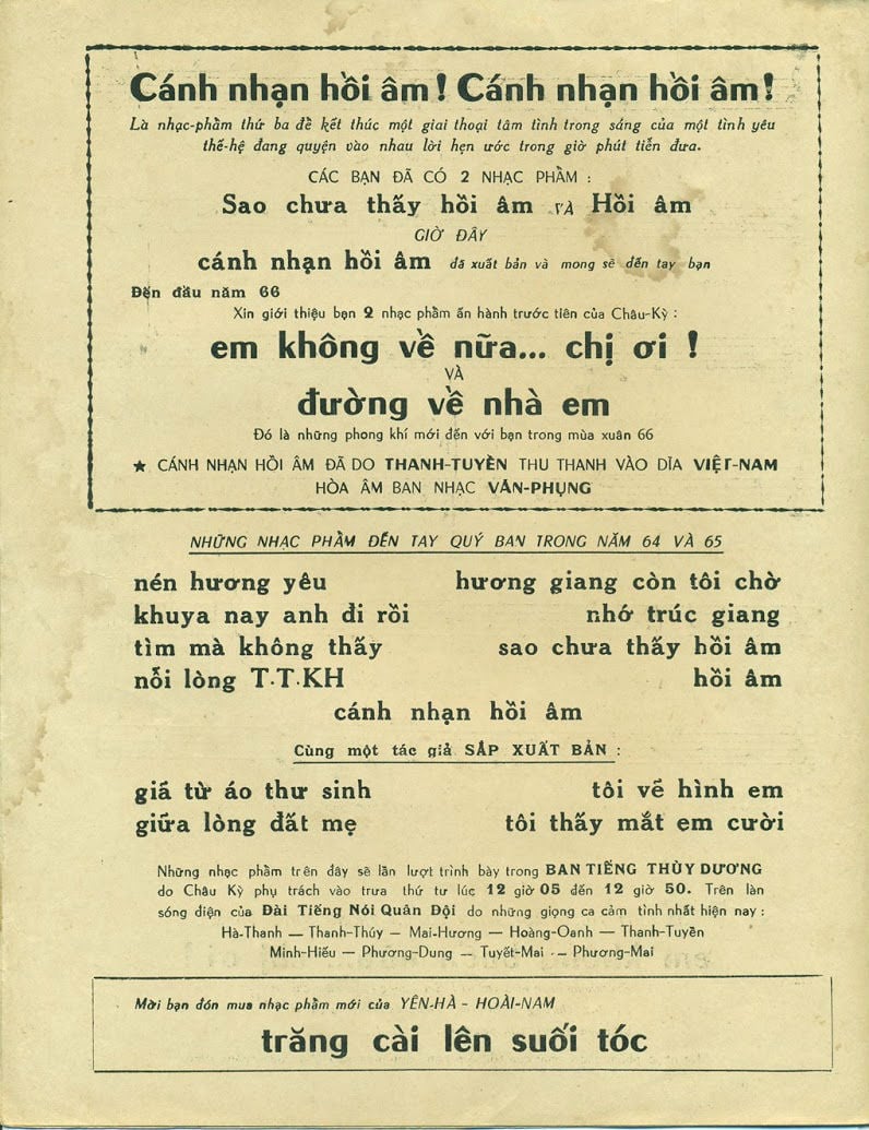 Sheet nhạc Cánh nhạn hồi âm - Trang 4