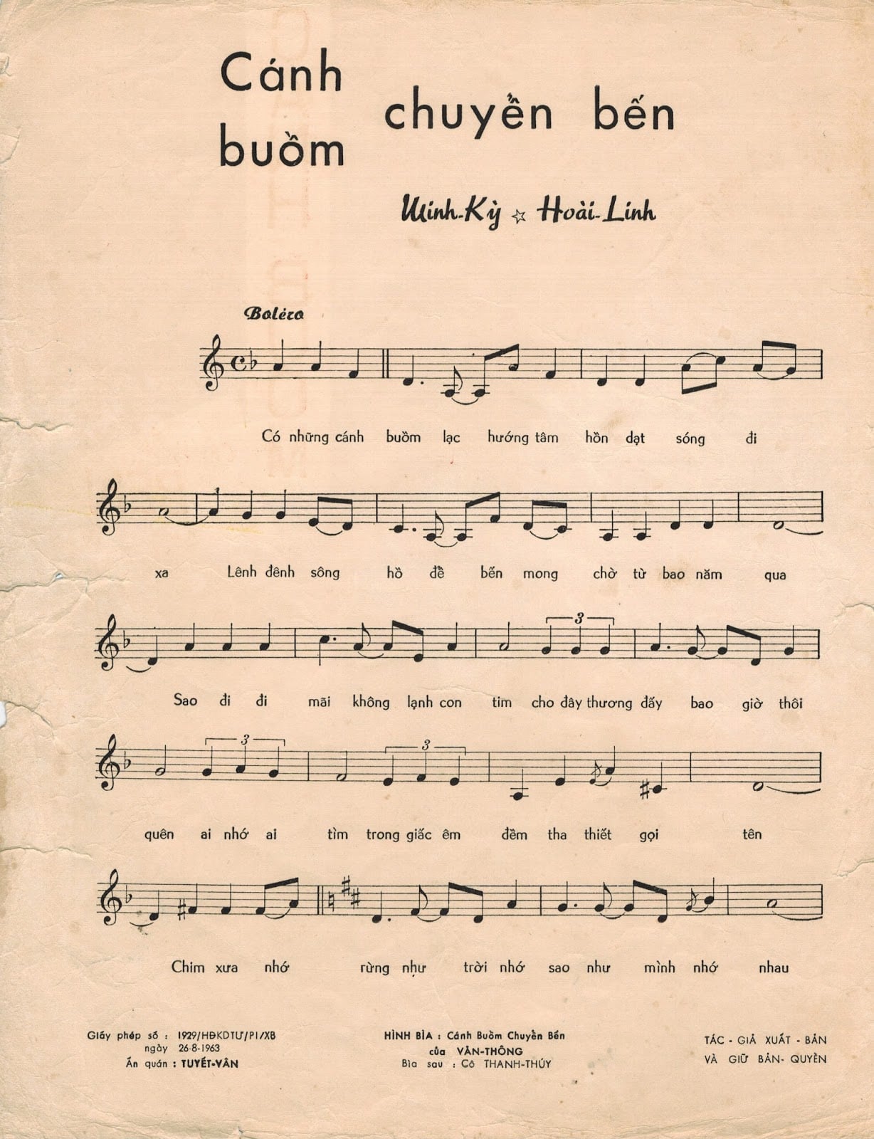Sheet nhạc Cánh buồm chuyển bến - Trang 2