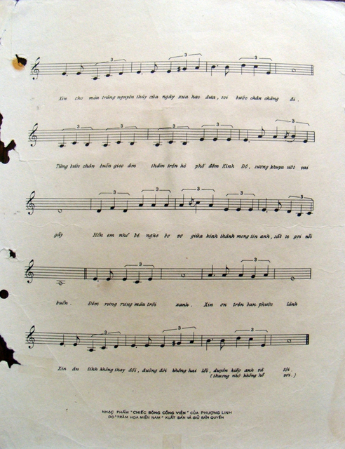 Sheet nhạc Chiếc bóng công viên - Trang 3