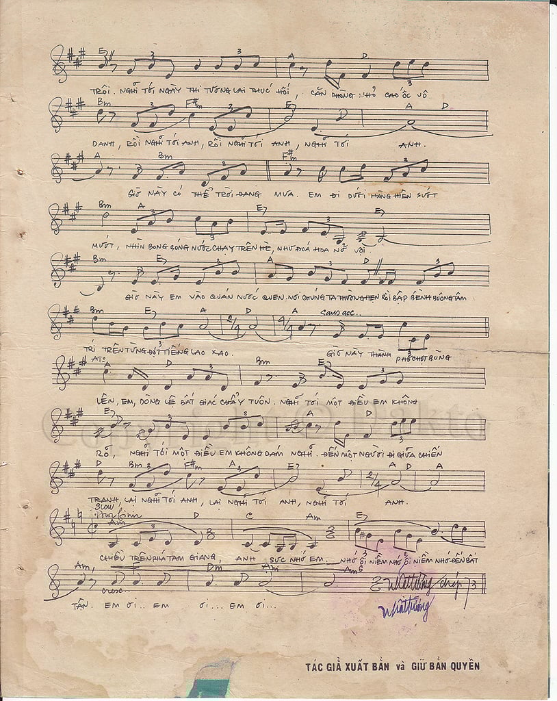 Sheet nhạc Chiều trên phá Tam Giang - Trang 3