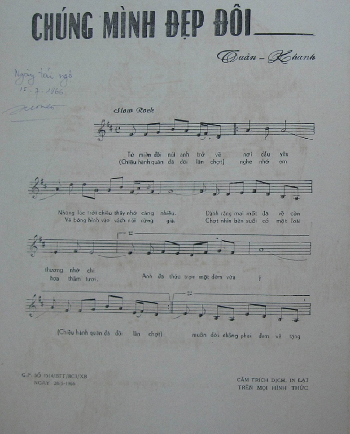 Sheet nhạc Chúng mình đẹp đôi - Trang 2