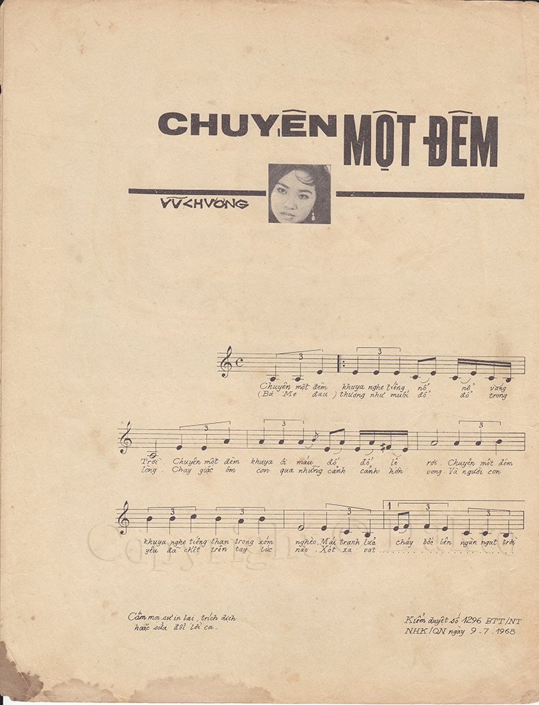 Sheet nhạc Chuyện một đêm - Trang 2