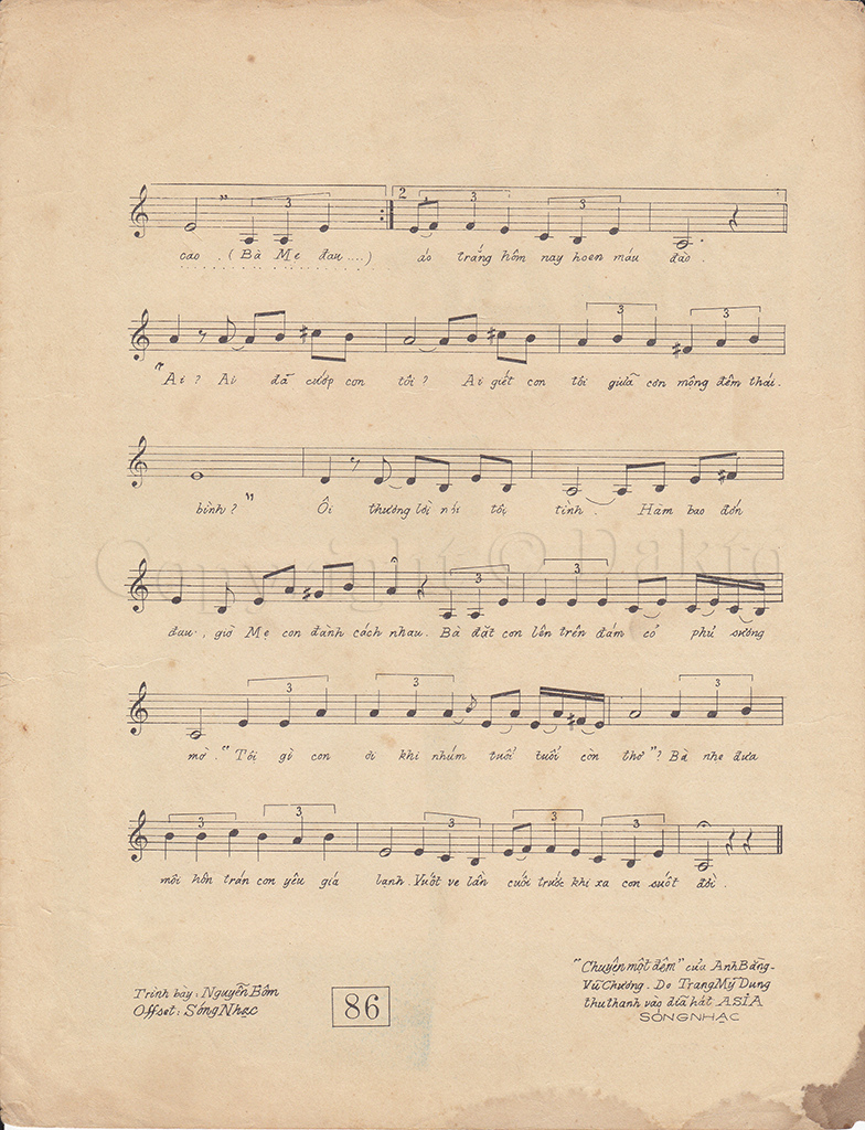 Sheet nhạc Chuyện một đêm - Trang 3