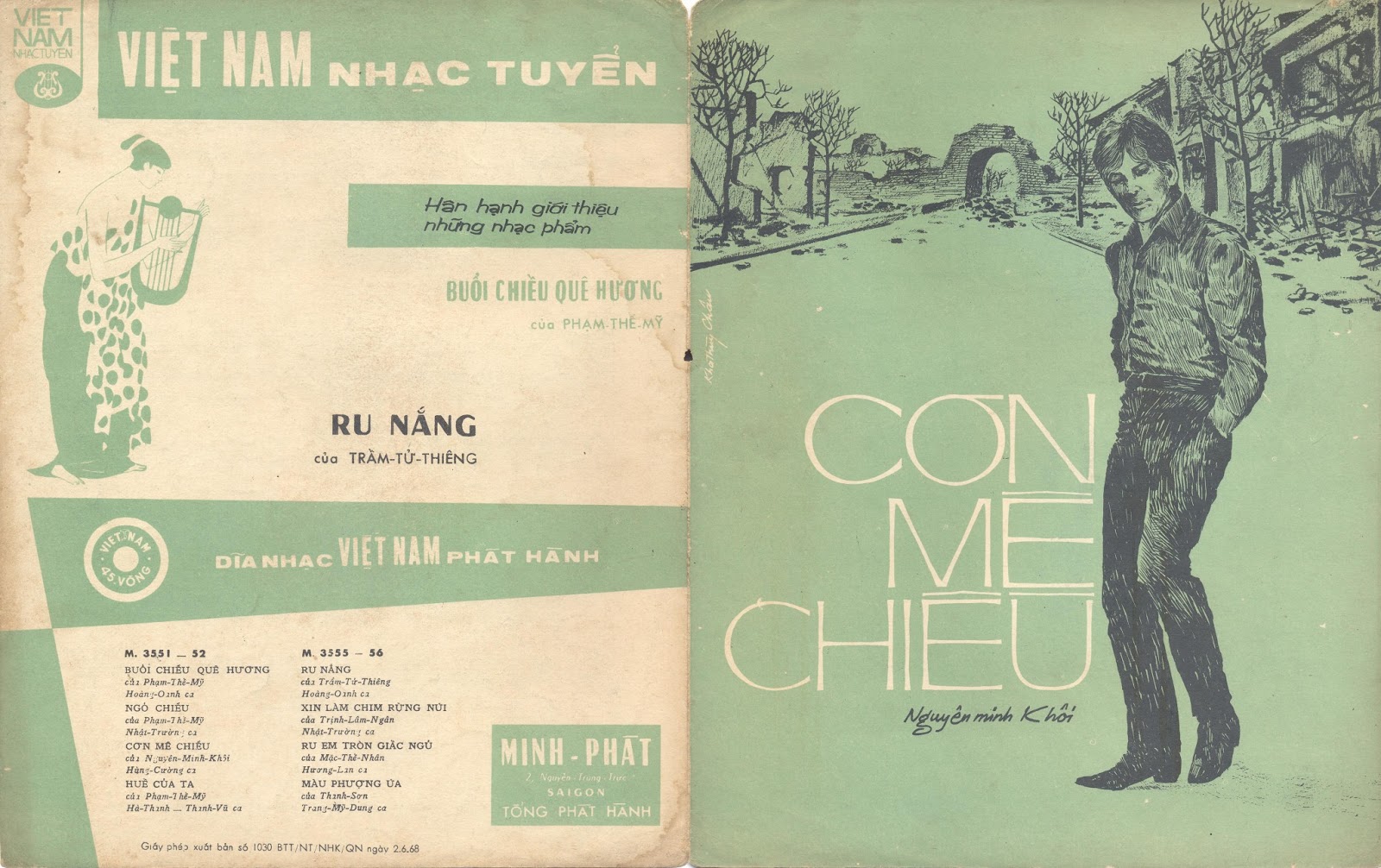 Sheet nhạc Cơn mê chiều - Trang 1