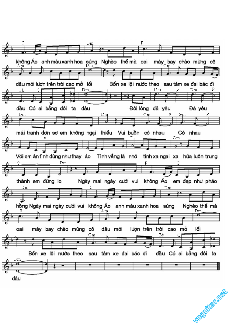 Sheet nhạc Cưới em - Trang 2