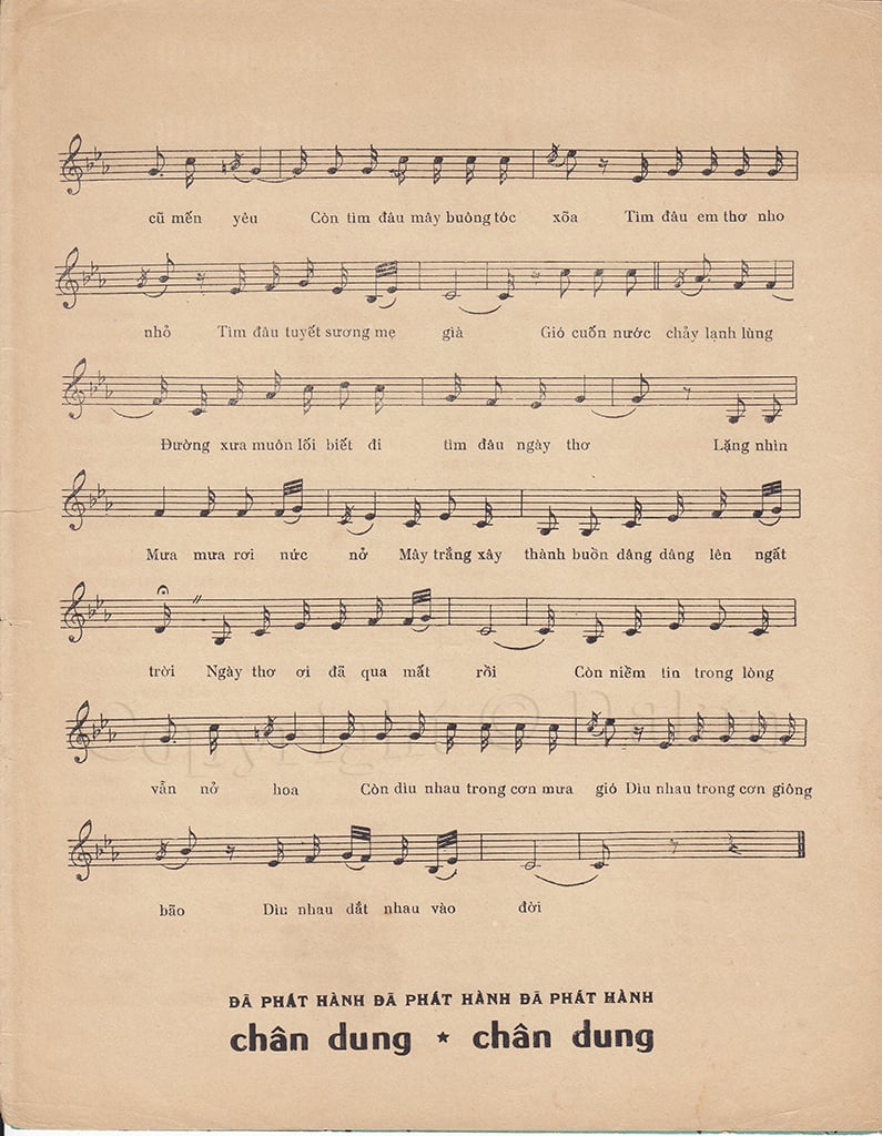 Sheet nhạc Cuốn theo chiều gió - Trang 3