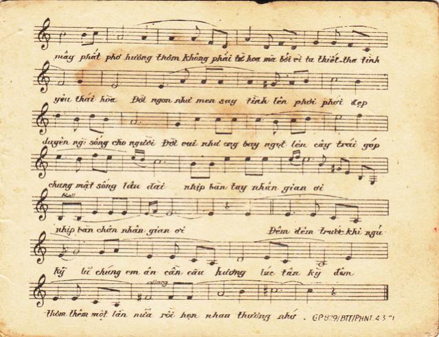 Sheet nhạc Dạ Lai hương - Trang 3