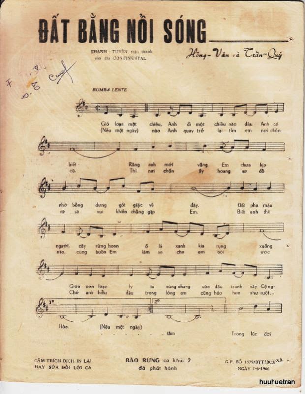 Sheet nhạc Đất bằng nổi sóng - Trang 2