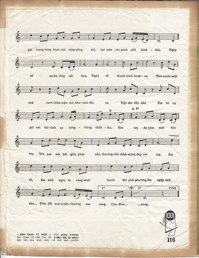 Sheet nhạc Đêm trao kỷ niệm - Trang 3