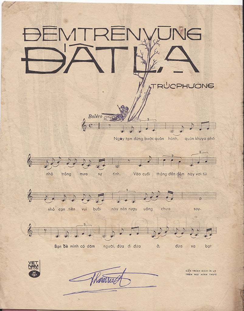 Sheet nhạc Đêm trên vùng đất lạ - Trang 2