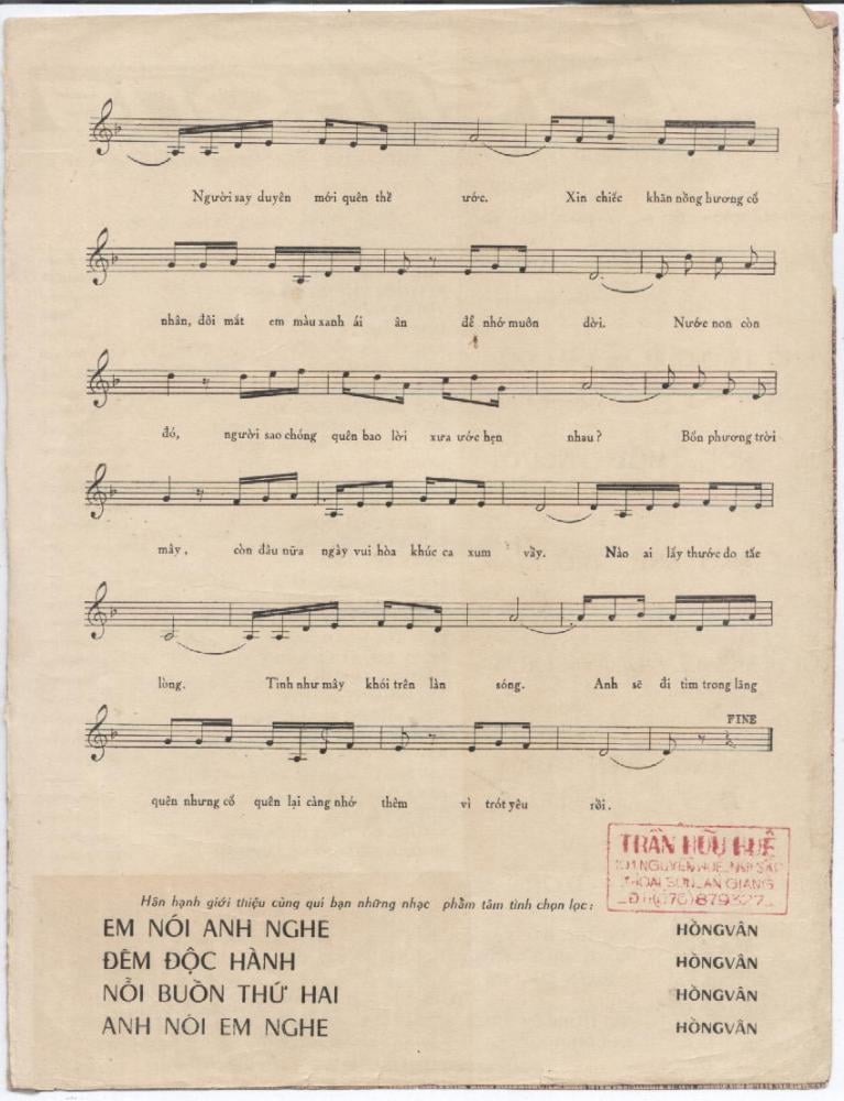 Sheet nhạc Đoạn tuyệt - Trang 3