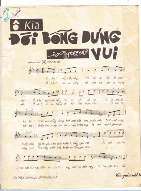 Sheet nhạc Ô kìa đời bỗng dưng vui - Trang 2