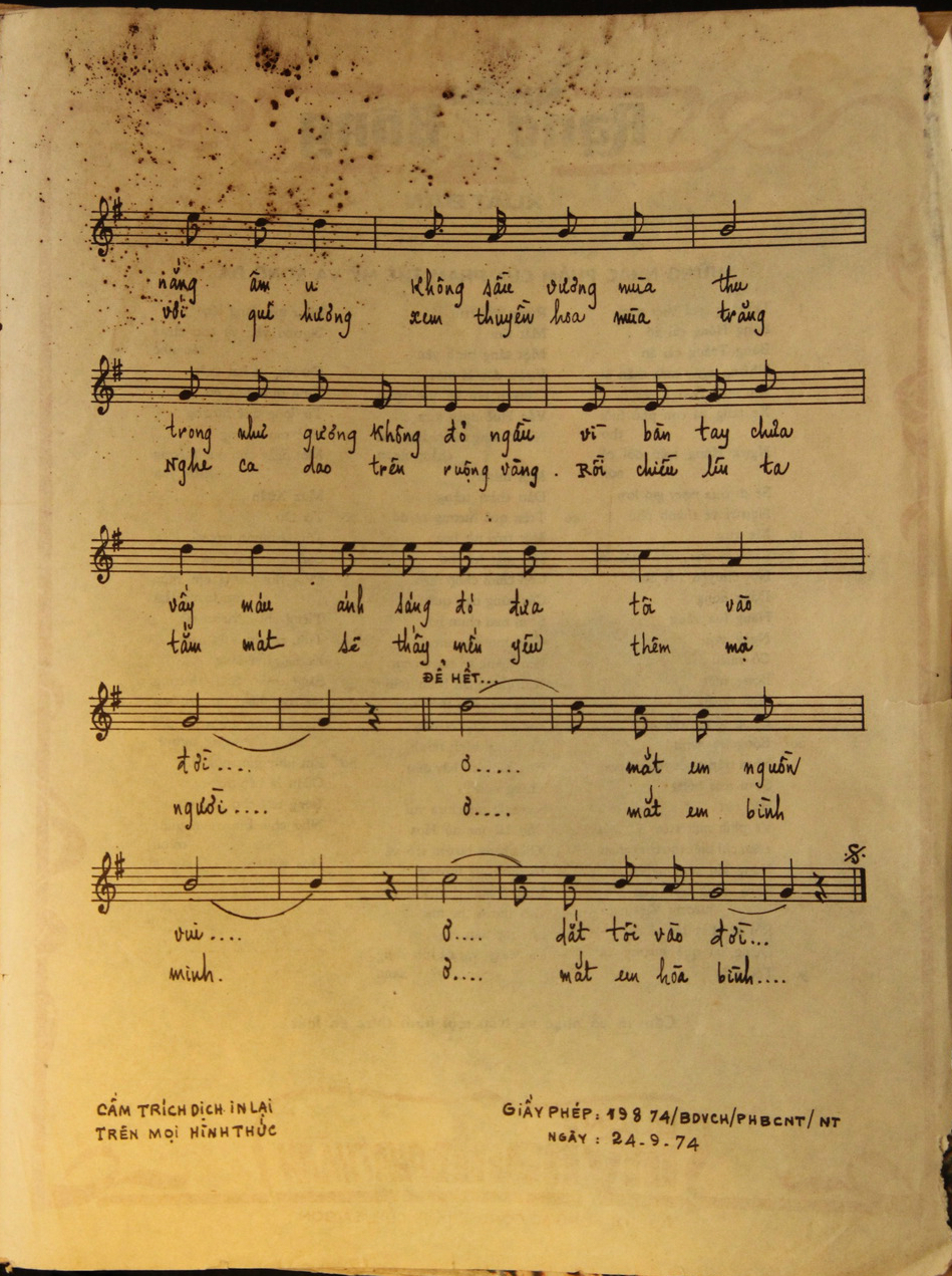 Sheet nhạc Đôi mắt trẻ thơ - Trang 3