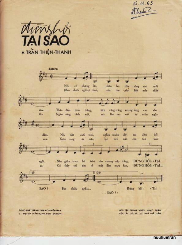 Sheet nhạc Đừng hỏi tại sao - Trang 2