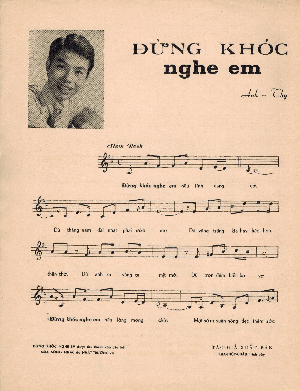 Sheet nhạc Đừng khóc nghe em - Trang 2