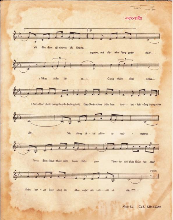 Sheet nhạc Duyên kiếp cầm ca - Trang 3