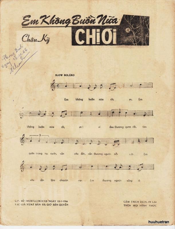 Sheet nhạc Em không buồn nữa chị ơi - Trang 2