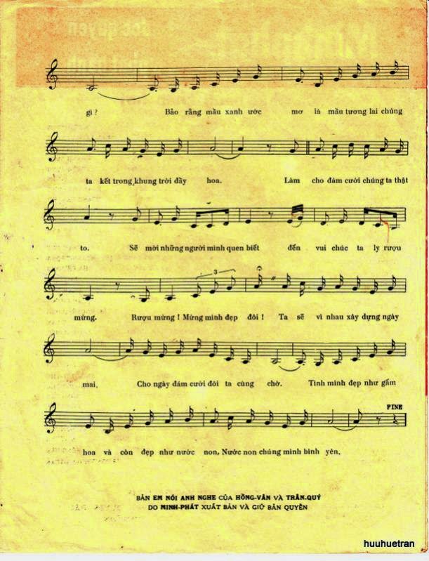 Sheet nhạc Em nói anh nghe - Trang 3